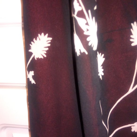 SO CHIC! Layered black & red pencil skirt - Picture 4 of 6